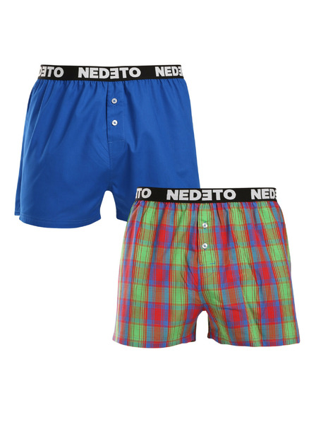 Nedeto 2er-Set - Herren-Boxershorts Nedeto mehrfarbig