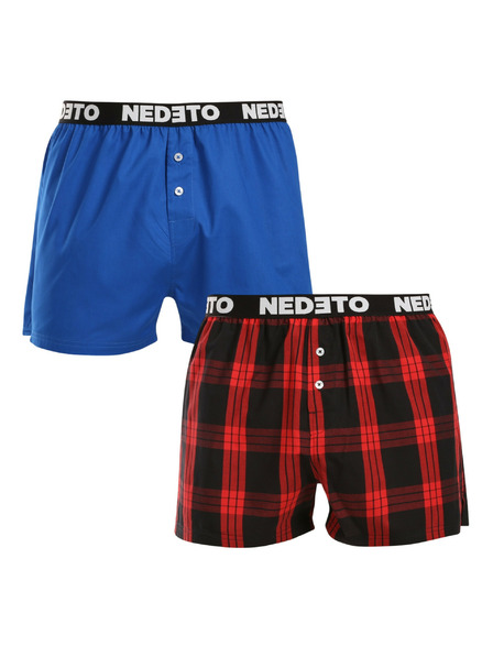 Nedeto 2er-Set - Herren-Boxershorts Nedeto mehrfarbig