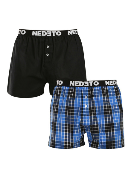Nedeto 2er-Set - Herren-Boxershorts Nedeto mehrfarbig