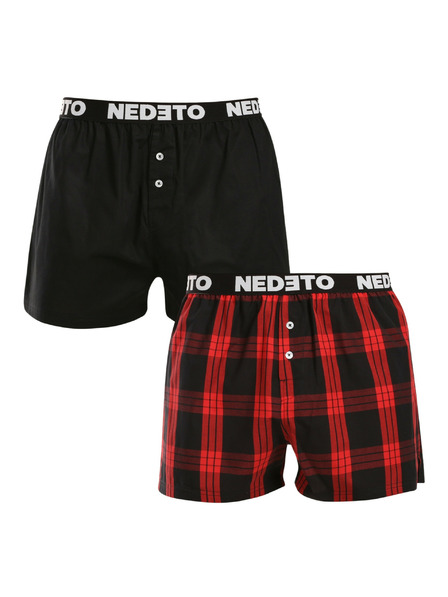 Nedeto 2er-Set - Herren-Boxershorts Nedeto mehrfarbig