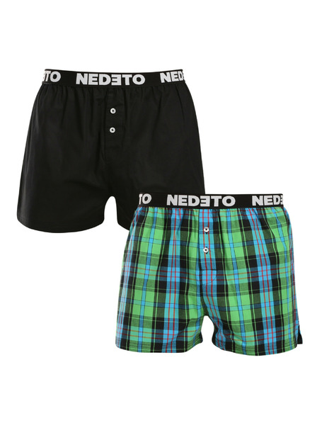 Nedeto 2er-Set - Herren-Boxershorts Nedeto mehrfarbig