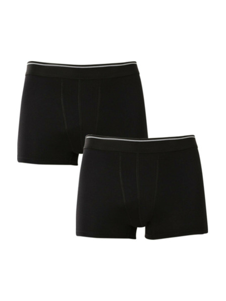 Nedeto 2er-Set - Herren-Boxershorts Nedeto Basic schwarz