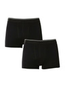 Nedeto 2er-Set - Herren-Boxershorts Nedeto Basic schwarz