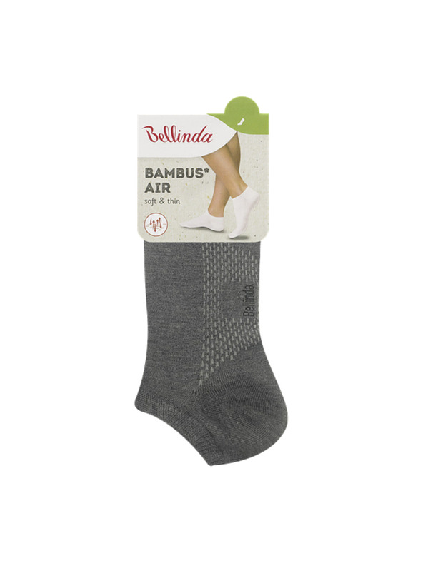 Bellinda Kurze Damen-Bambus-Socken - grau