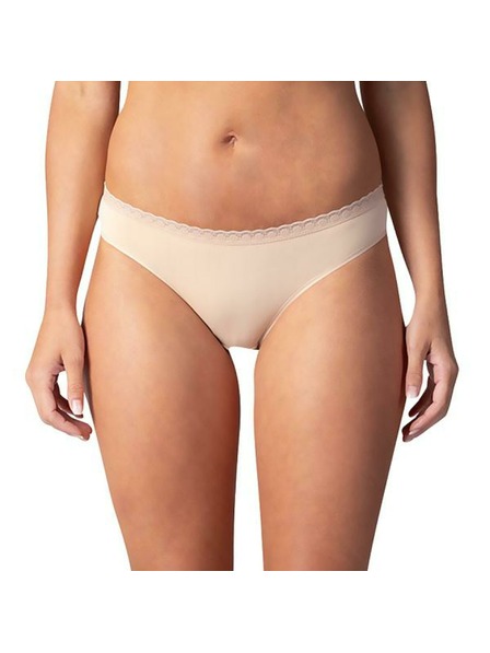 Bellinda Damen Slip mit Spitze - hautfarben