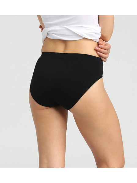 DIM Damen nahtlose Slips 2 Stück - schwarz - weiß
