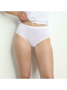 DIM Damen Baumwollslips 2 Stück - schwarz - weiß