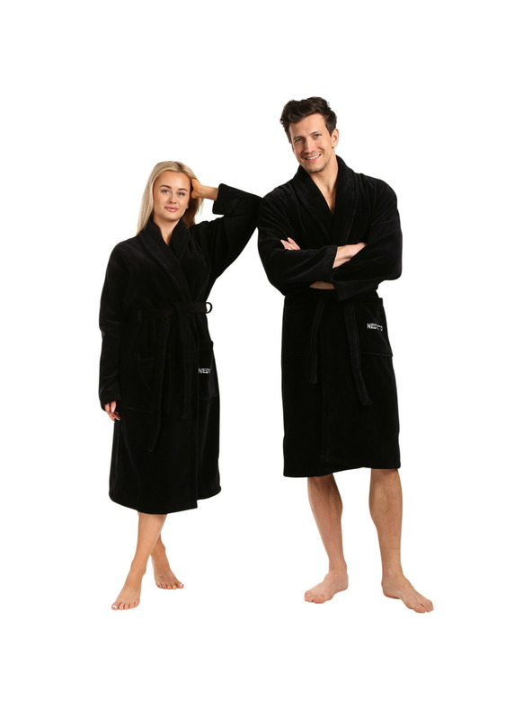 Nedeto Bademantel Nedeto schwarz