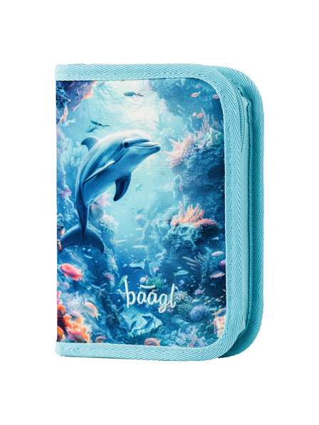 BAAGL  BAAGL Einschichtiges Schuletui Delfin