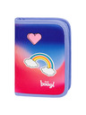 BAAGL  BAAGL 5 SET Airy Regenbogen rot: Rucksack, Federmäppchen, Beutel, Mappe, Box