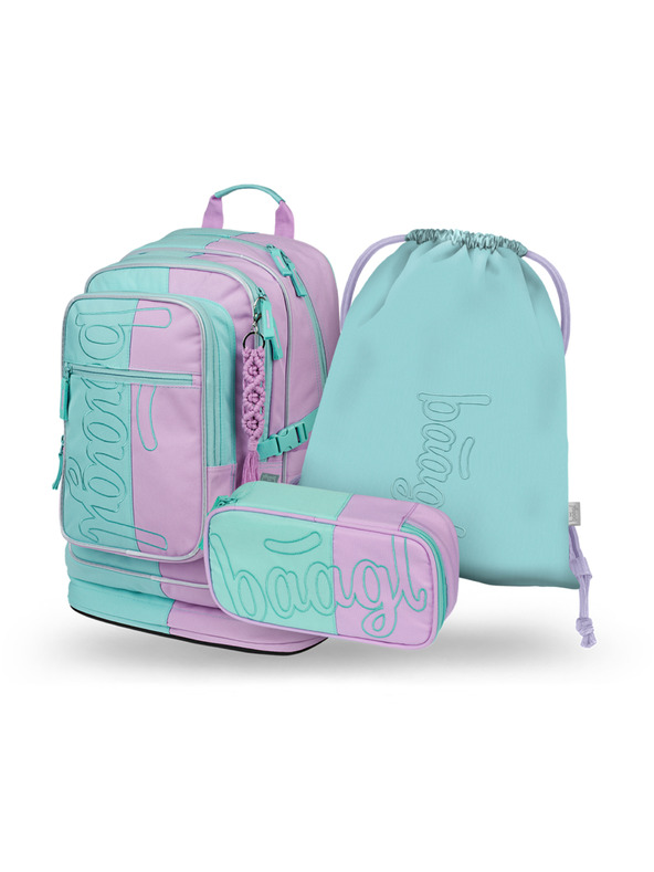 BAAGL  BAAGL SET 3 Cubic Sweet: Rucksack, Federtasche, Beutel