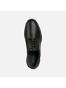 Geox Dunkelbraune Herren-Businessschuhe Geox Spherica EC11 Wide