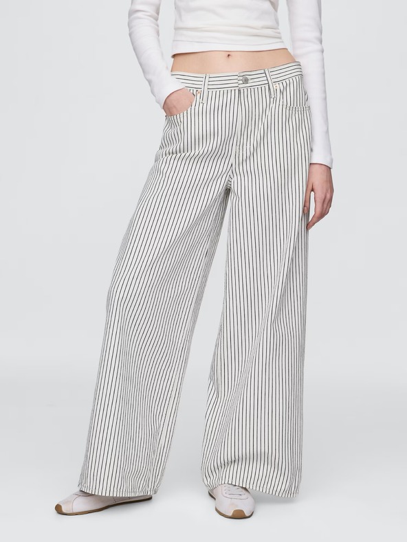 GAP Damen Jeans Stripe Baggy GAP