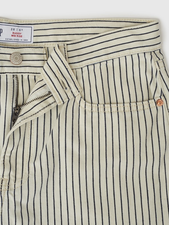 GAP Damen Jeans Stripe Baggy GAP
