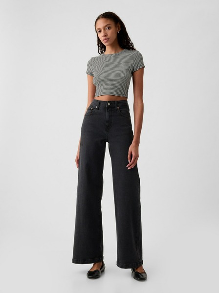 GAP High Rise Stride Wide Jeans GAP