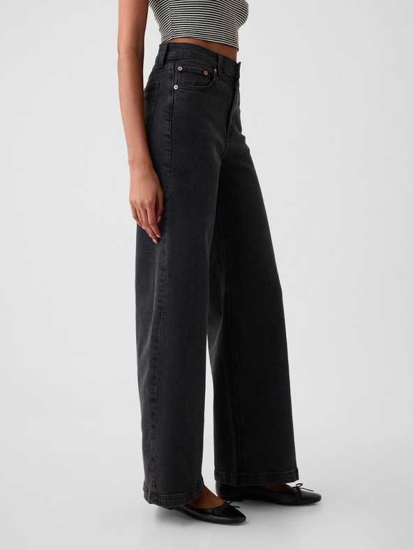 GAP High Rise Stride Wide Jeans GAP