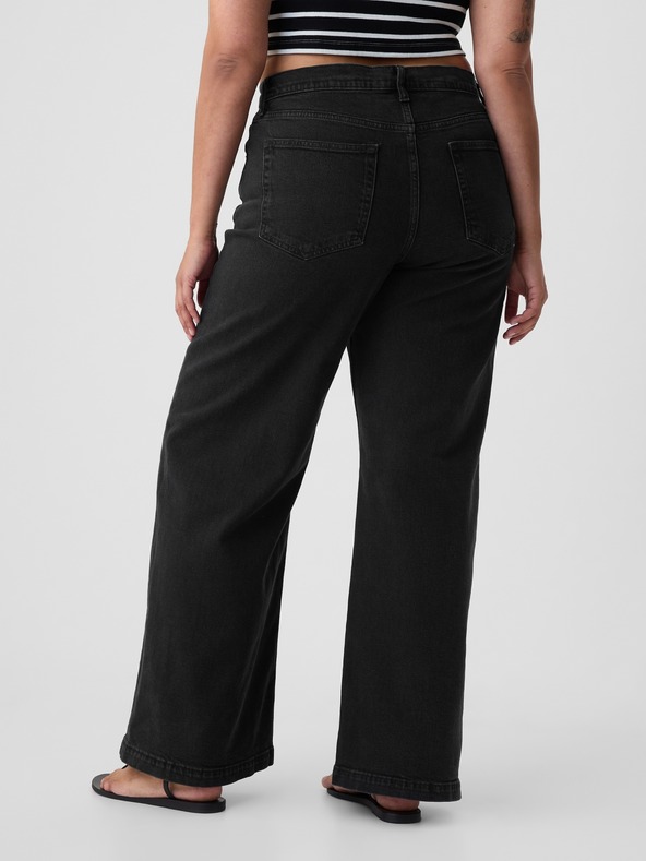 GAP High Rise Stride Wide Jeans GAP