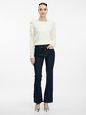 Orsay Dunkelblaue Damen-Bootcut-Jeans ORSAY