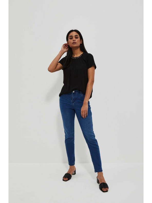 Moodo Damen Jeans Moodo – Dunkelblau