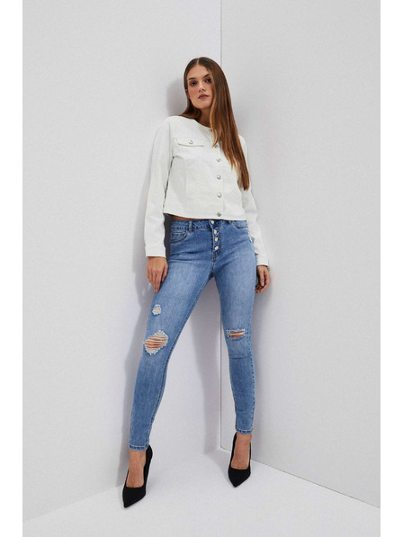 Moodo Damen Jeans Moodo – Hellblau