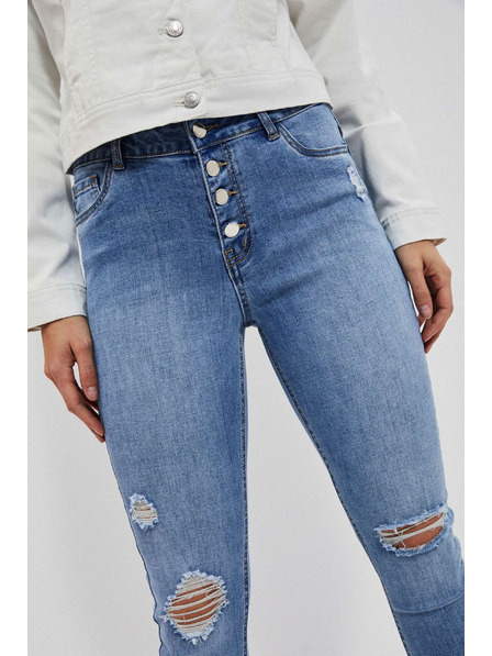 Moodo Damen Jeans Moodo – Hellblau