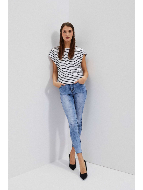 Moodo Damen Jeans Moodo – Dunkelblau