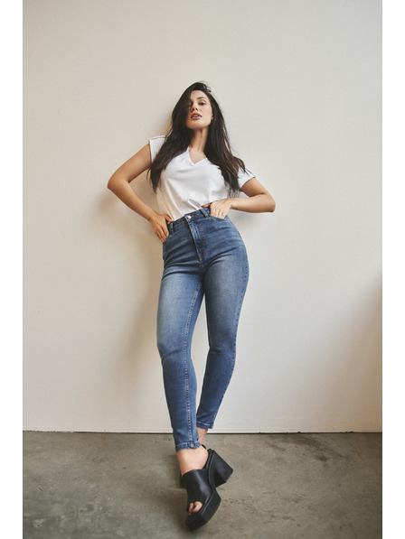 Moodo Damen Jeans Moodo – Dunkelblau
