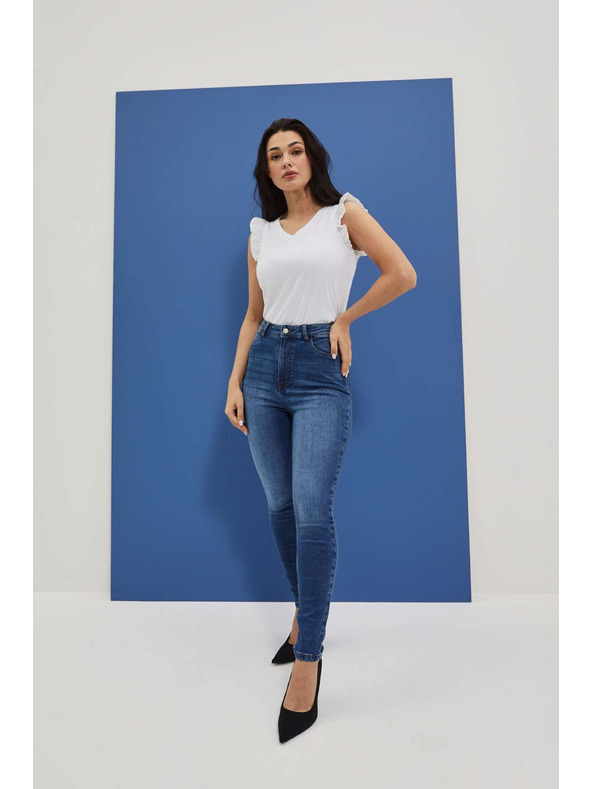 Moodo Damen Jeans Moodo – Dunkelblau