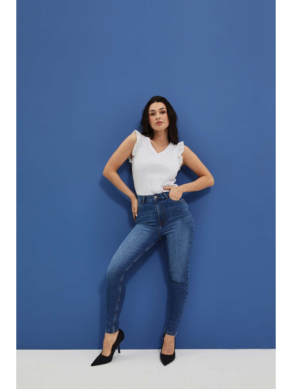 Moodo Damen Jeans Moodo – Dunkelblau