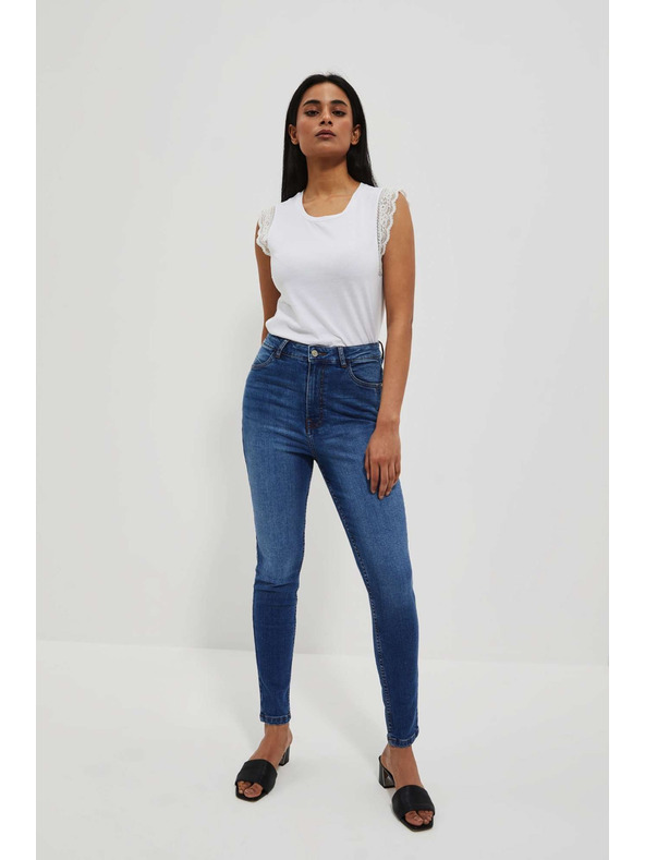 Moodo Damen Jeans Moodo – Dunkelblau