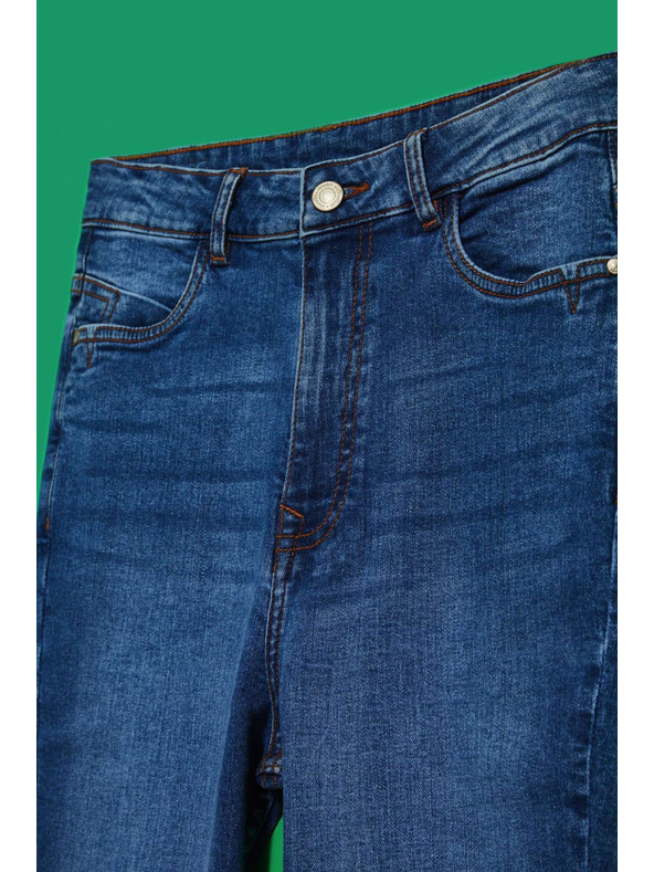 Moodo Damen Jeans Moodo – Dunkelblau