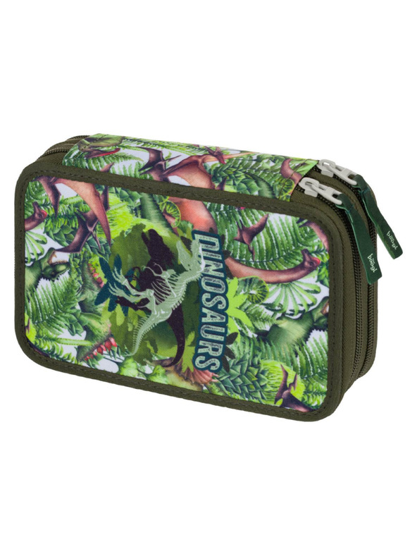 BAAGL  BAAGL 3 SET Shelly Dinosaurs: Schulranzen, Federmäppchen und Beutel