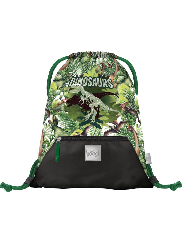 BAAGL  BAAGL 3 SET Shelly Dinosaurs: Schulranzen, Federmäppchen und Beutel
