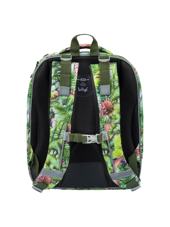 BAAGL  BAAGL 3 SET Shelly Dinosaurs: Schulranzen, Federmäppchen und Beutel