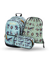 BAAGL  BAAGL 3 SET Core Harry Potter Phantastische Tierwesen: Rucksack, Federtasche, Beutel