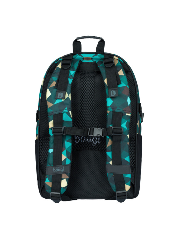BAAGL  BAAGL 3 SET Skate Polygon: Rucksack, Federmäppchen, Beutel