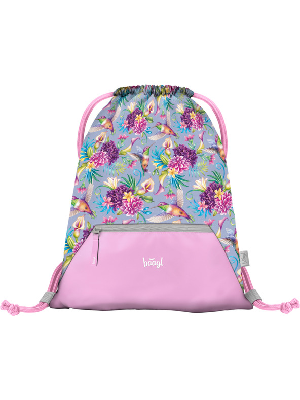 BAAGL  BAAGL 3 SET Airy Kolibri: Rucksack, Federmäppchen, Beutel