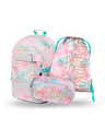 BAAGL  BAAGL 3 SET Skate Sunset: Rucksack, Federmäppchen, Beutel