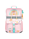 BAAGL  BAAGL 5 SET Zippy Regenbogen rosa: Schulranzen, Federtasche, Beutel, Mappe, Box
