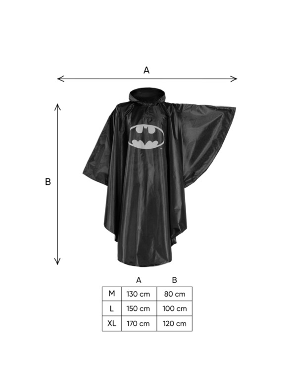 BAAGL  BAAGL Outdoor Regenponcho Batman Logo Gr. L (150-170 cm)