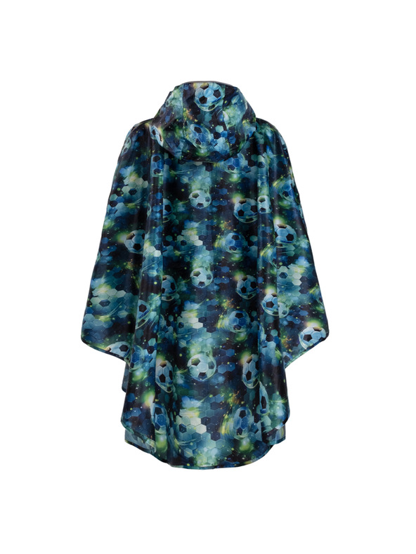 BAAGL  BAAGL Outdoor Poncho-Regenmantel Fußball Größe M (130-150 cm)