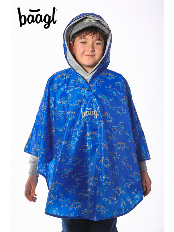 BAAGL  BAAGL Outdoor Poncho-Regenmantel Dino Größe S (110-130 cm)