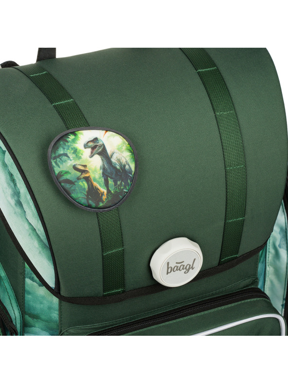 BAAGL  BAAGL SET 3 Ergo Dino: Schulranzen, Federmäppchen, Beutel