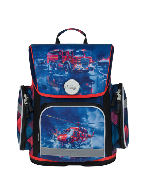 BAAGL  BAAGL SET 3 Ergo Rettungsdienst: Schulranzen, Federmäppchen, Beutel