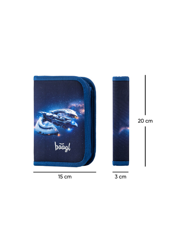 BAAGL  BAAGL SET 3 Zippy Raumschiff: Schulranzen, Federmäppchen, Beutel