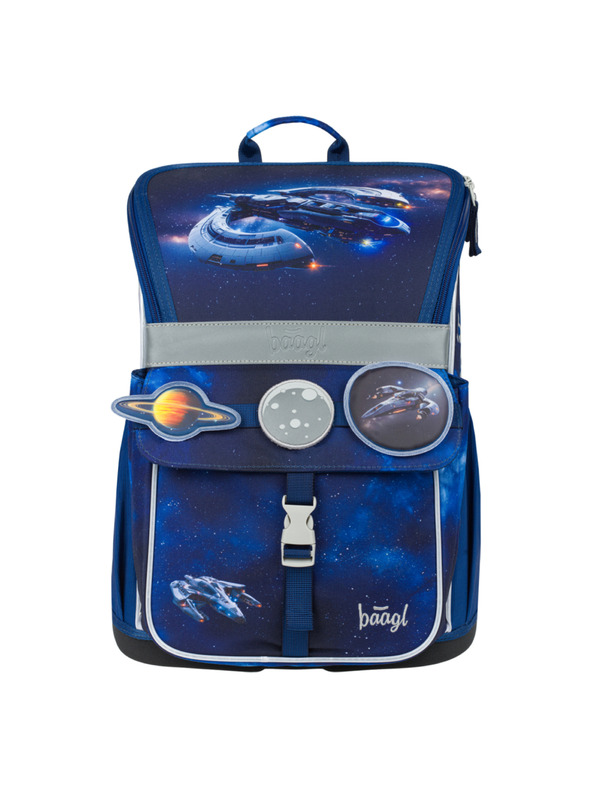 BAAGL  BAAGL SET 3 Zippy Raumschiff: Schulranzen, Federmäppchen, Beutel
