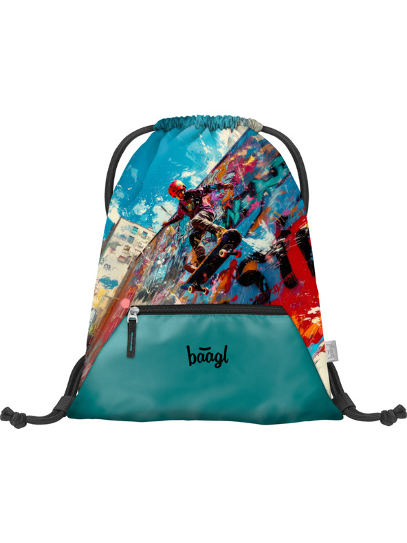 BAAGL  BAAGL SET 3 Zippy Skatepark: Schulranzen, Federmäppchen, Beutel