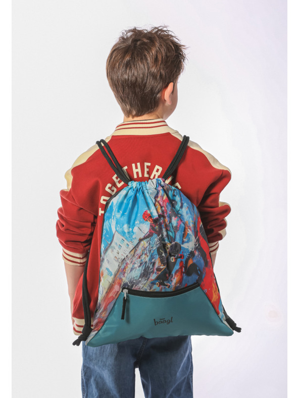 BAAGL  BAAGL SET 3 Zippy Skatepark: Schulranzen, Federmäppchen, Beutel