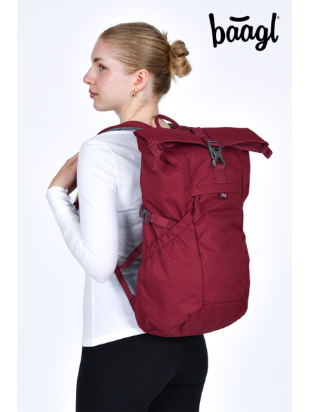 BAAGL  BAAGL Rucksack Roll Burgundy GRS