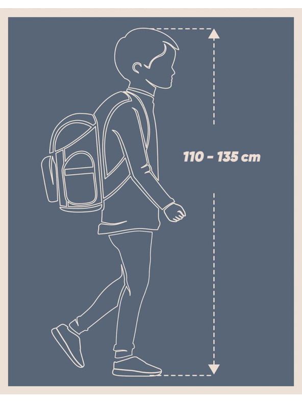 BAAGL  BAAGL Schulrucksack Airy Weltraum